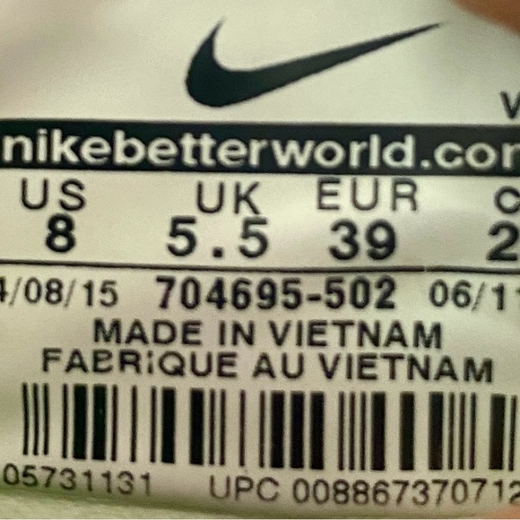 Nike Free TR Fit 5 Womens Sz 8 Running Shoe Purple / Black / Green Lightweight - Picture 15 of 15